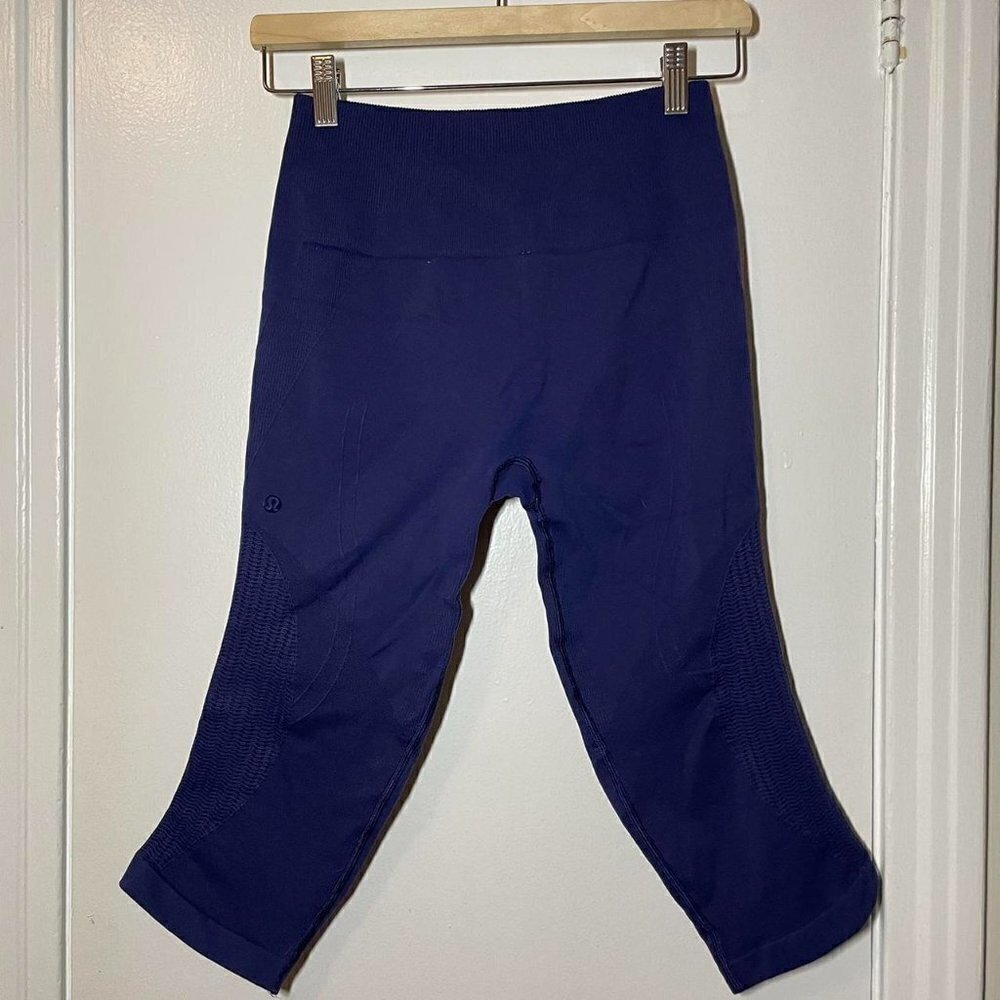 LULULEMON Flow & Go Crop Hero Blue - Picture 5 of 7